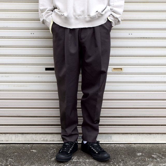 stein】WIDE TAPERED TROUSERS-