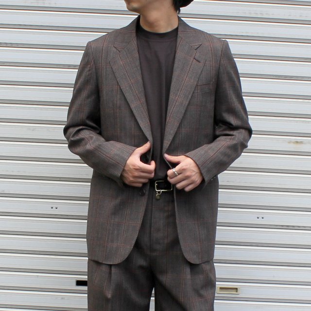 BLUEFACED WOOL CHECK JACKET