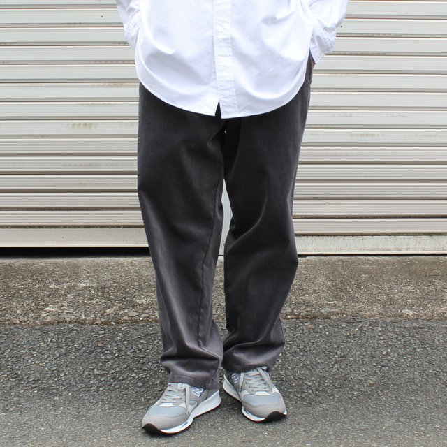 Graphpaper(グラフペーパー)/ Suvin Corduroy Wide Tapered Chef Pants -C.GRAY- #GM213-40074(1)