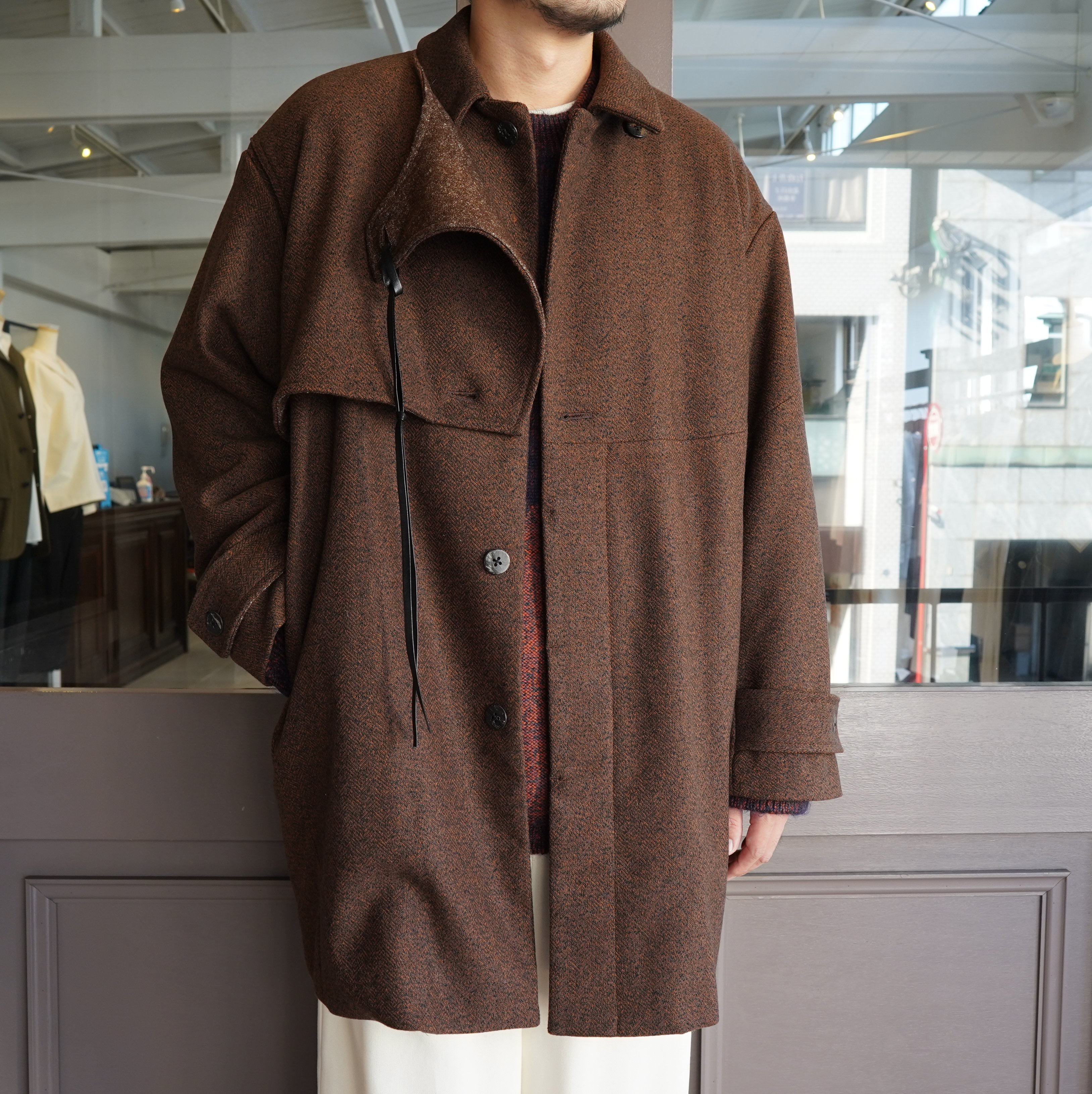 Amachi. 21AW Dolman sleeve coat タグ付き | avenirferro.com