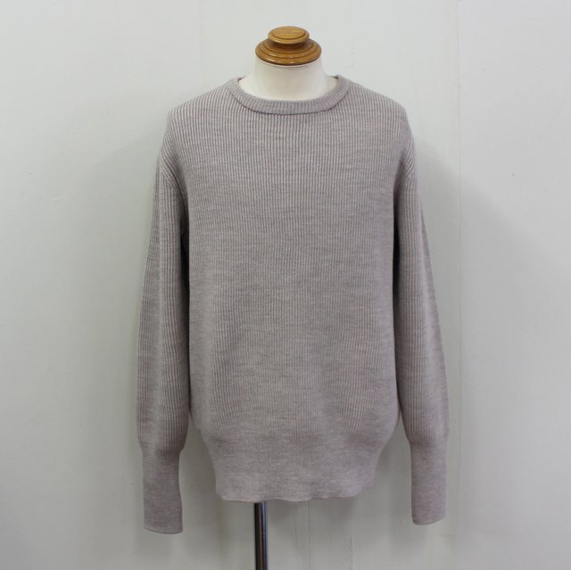 SUS-SOUS (シュス)/ BOATNECK KNIT -SAND- #06-SS02315(1)