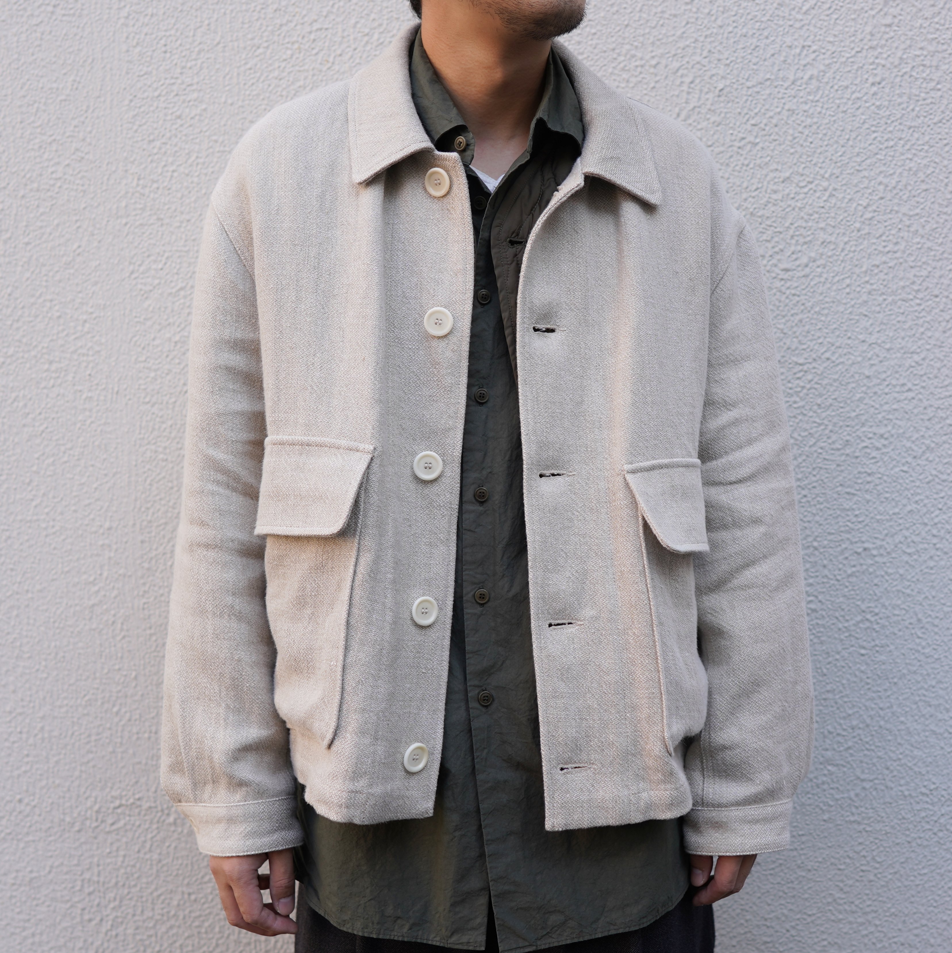 James Coward ジェームスカワード Replica Jacket Oatmeal Jk 01 Acoustics Men S