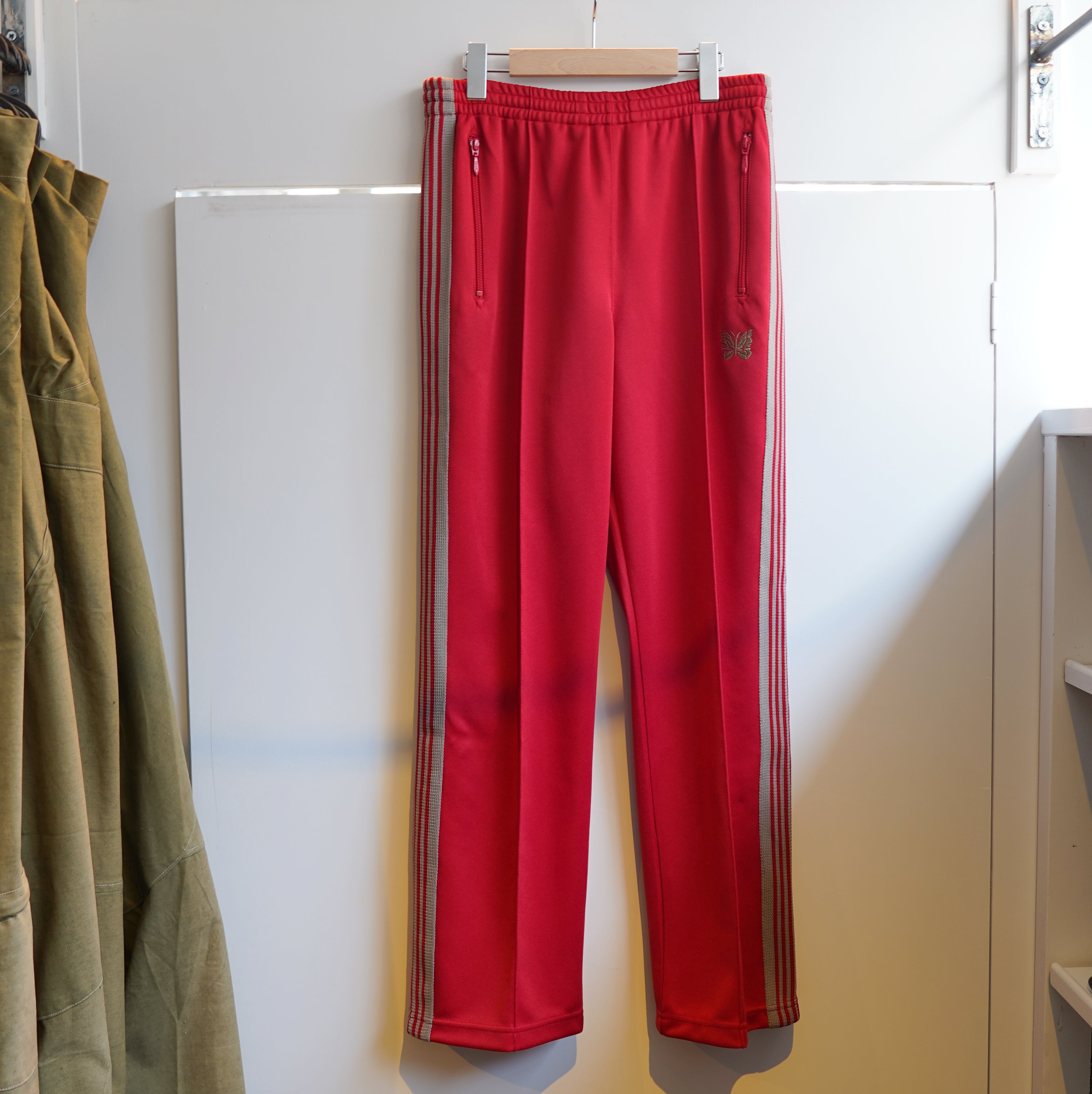 NEEDLES(ニードルス)/TRACK PANT POLY SMOOTH -RED- #KP220(1)