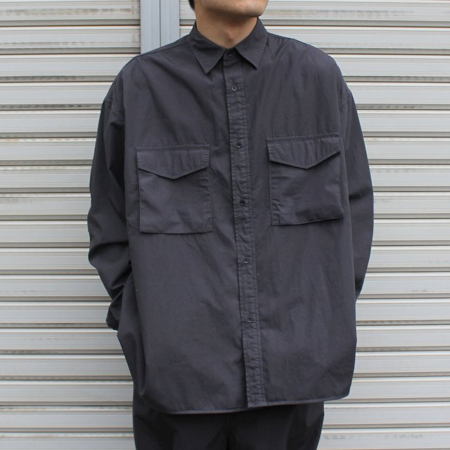 Graphpaper】Garment Dyed Poplin Shirt | gulatilaw.com