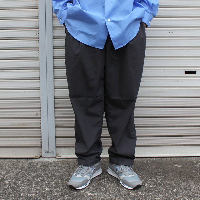 Graphpaper (グラフペーパー)/ Garment Dyed Poplin Tapered Slacks