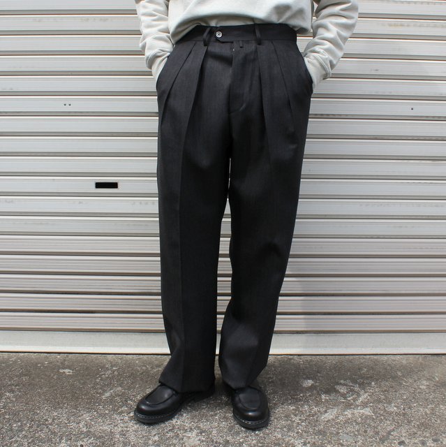 サイズ4622awRef別注NEATシルクデニムwideワイド46 23aw - スラックス