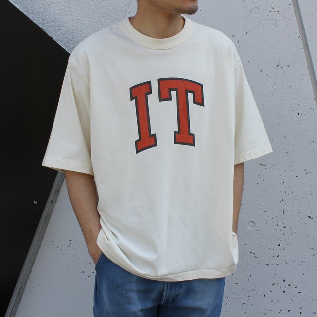 blurhms ROOTSTOCK(ブラームス) / COTTON RAYON 88/12 PRINT TEE