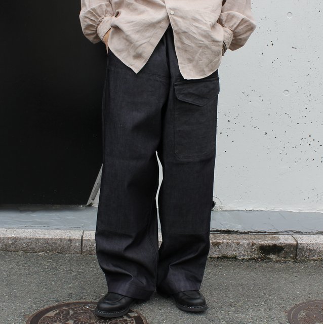 SUS-SOUS (シュス)/ TROUSERS MK-1 -INDIGO- #07-SS01011／acoustics Men's