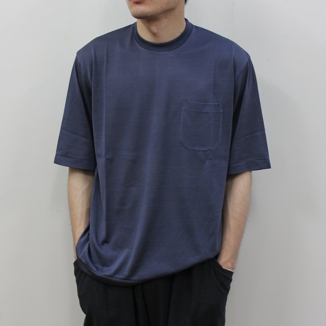 MAATEE&SONS(マーティーアンドサンズ)/ Washable SILK Pocket Tee ...