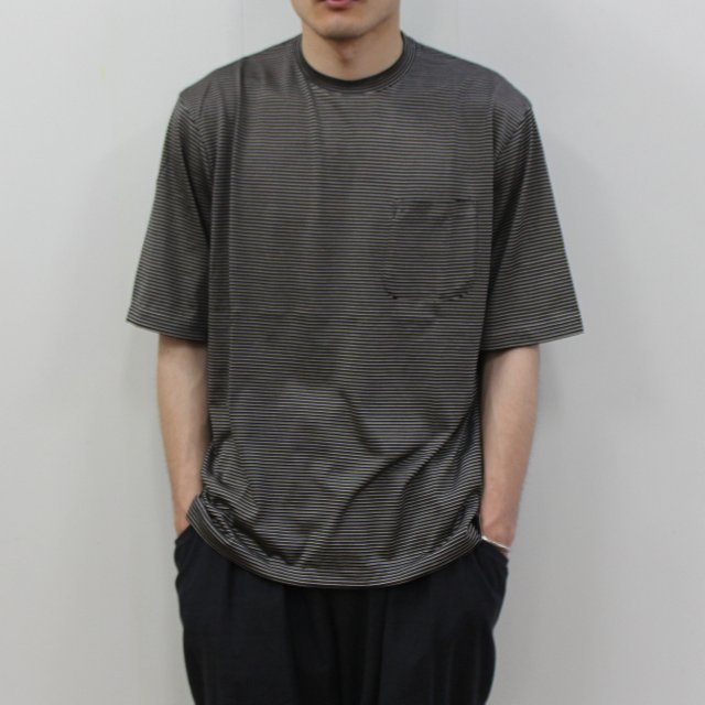 MAATEE&SONS(マーティーアンドサンズ)/ Washable SILK Pocket Tee ...