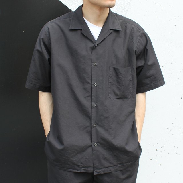 HERILL(ヘリル)/COTTONSILK OPENCOLLAR SHIRT #22-050‐HL-8060／acoustics Men's