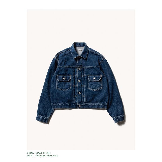 A.PRESSE(A vbZ)/ 2nd TYPE DENIM JACKET -INDIGO- #22AAP-01-10H(1)