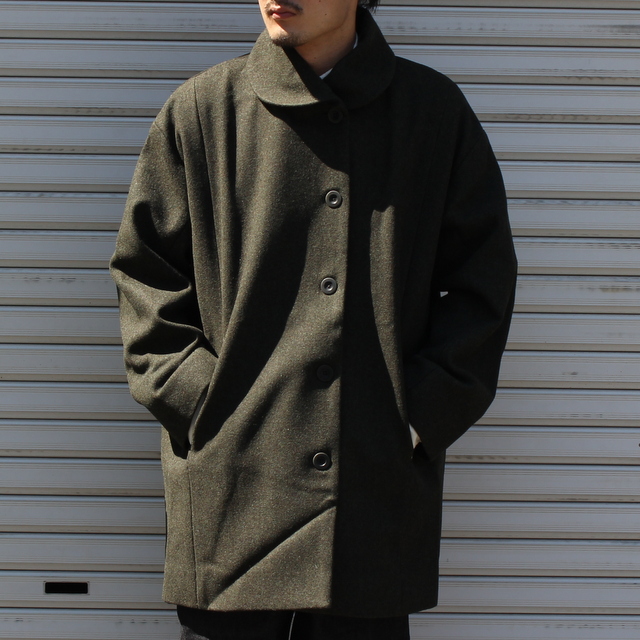 [30%OFF] toogood(gD[Obh)/THE MERCER COAT(WOOL FELT) -FIR- #6201200019(1)