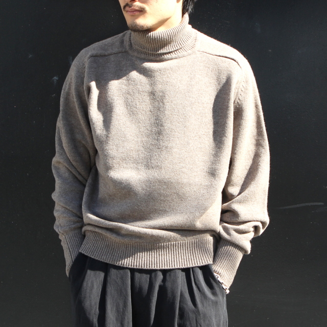 HERILL(ヘリル)/Blacksheep Turtleneck -Natural Beige- #22-080-HL