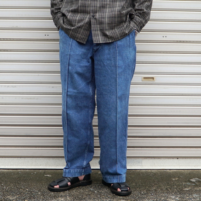 ULTERIOR』NEPPED OLD DENIM 52 TROUSERS-