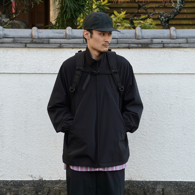 Graphpaper (グラフペーパー)/ Semi-Dull Poplin Stand Collar Blouson