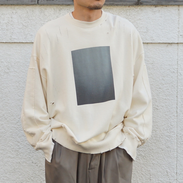 直売正規OVERSIZED REBUILD SWEAT LS BLACK Lサイズ スウェット