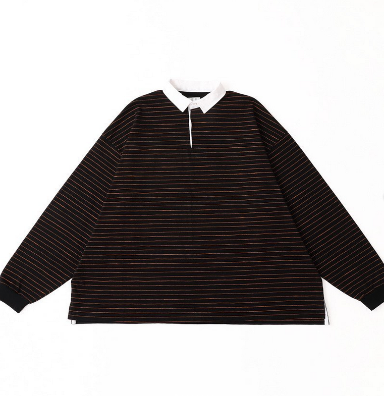S.F.C (ストライプス フォー クリエイティブ)/SIDE STRIPES RUGBY SHIRT -3COLOR- #SFCSS23CS04(1)