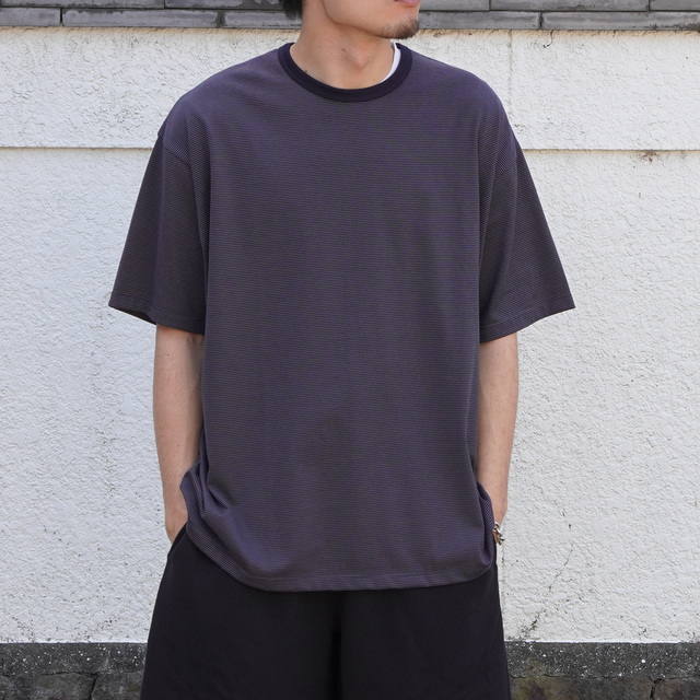 Graphpaper Narrow Border S/S Tee 23ss | hartwellspremium.com