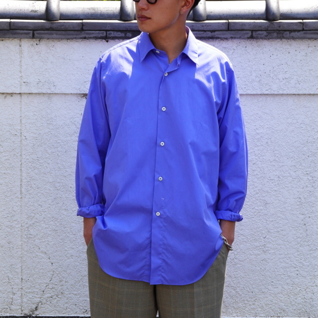 MAATEEu0026SONS(マーティーアンドサンズ)/ Elizabeth Regular Collar Shirts -Blue-  #MT3103-0601A／acoustics Men's