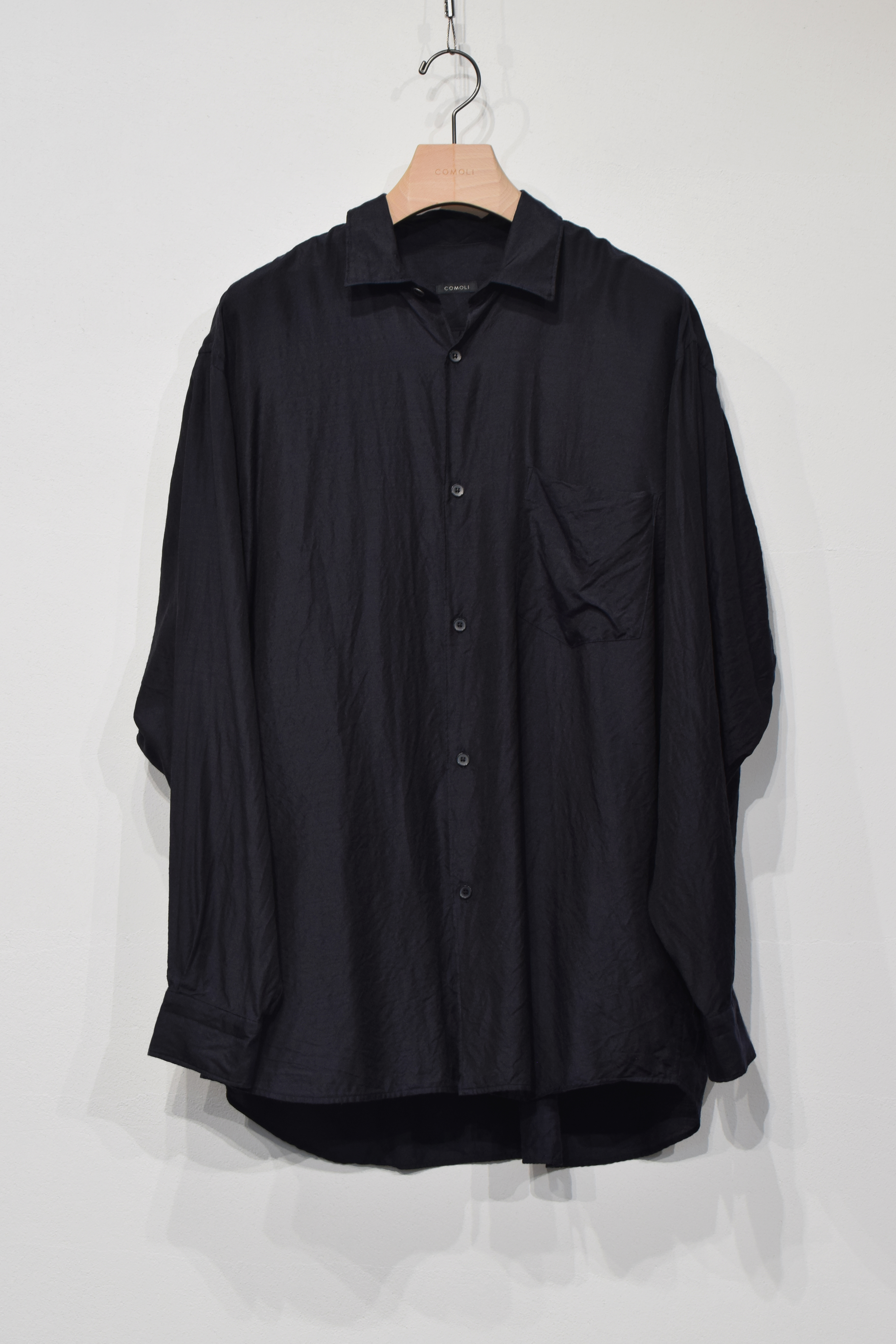 COMOLI (コモリ) / ウールシルク コモリシャツ #X01-02014／acoustics Men's