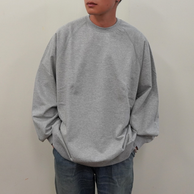 【23AW】Graphpaper (グラフペーパー)/ ULTRA COMPACT TERRY CREW NECK SWEATER -2COLOR- #GM233-70142(1)