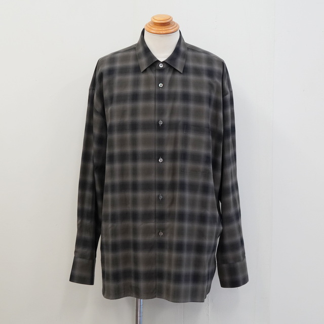 stein(シュタイン)/ Oversized Down Pat Shirt -KHAKI OMBRE- #ST718(1)