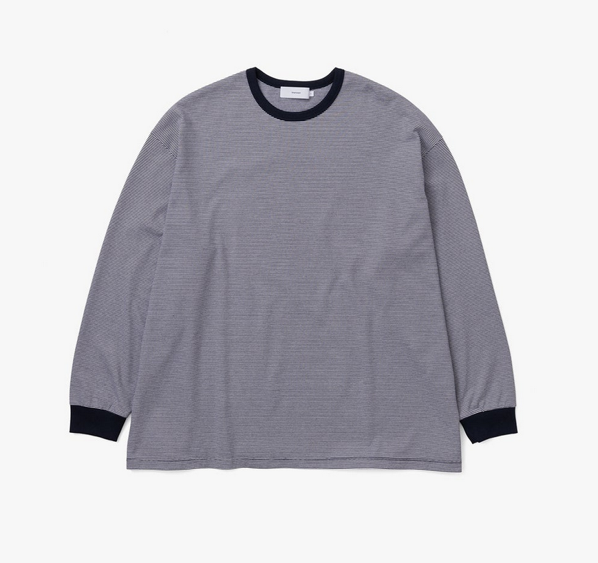 Graphpaper Narrow Border L/S Tee - トップス