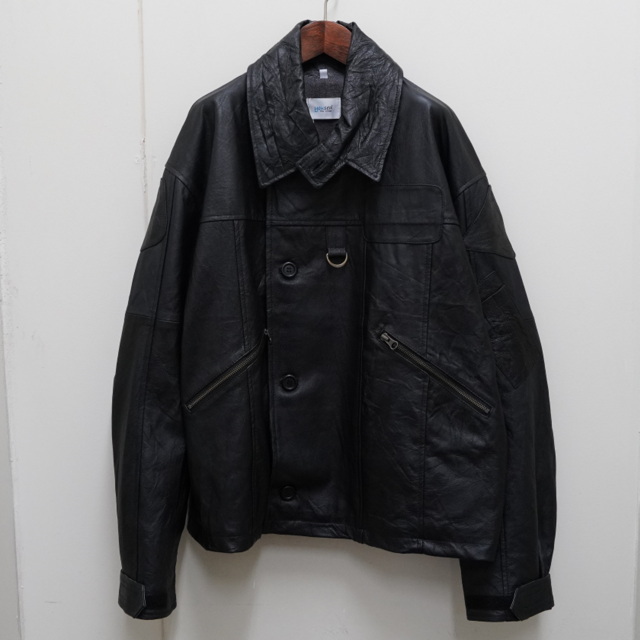 yoused(ユーズド)/ MILITARY LEATHER MK4 -BLK- #23AW05(1)