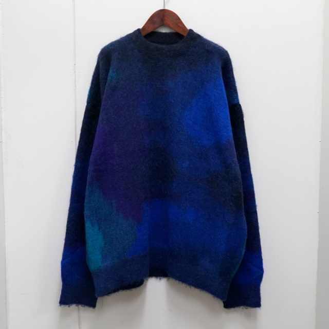 stein Gradation Mohair Knit LS CAMELNAVYサイズは画像をご確認ください