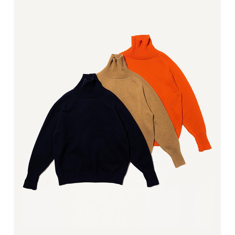 【23AW】A.PRESSE(ア プレッセ)/ Turtleneck Sweater -2COLOR- #23AAP-03-01H(1)