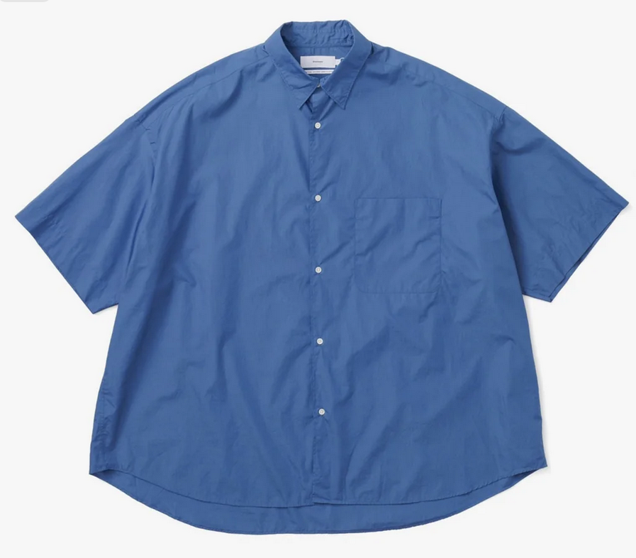 [24SS]Graphpaper (Oty[p[)/ Broad S/S Oversized Regular Collar Shirts -3COLOR- #GM241-50003B(1)