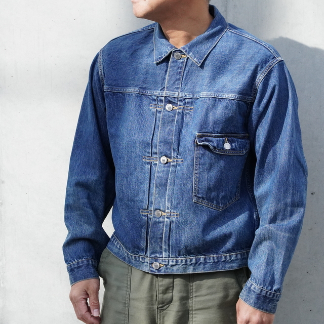 24ss) A.PRESSE(ア プレッセ)/ 1st Type Denim Jacket -INDIGO- #24SAP