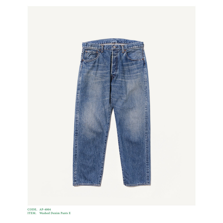 (24aw) A.PRESSE(A vbZ)/ Washed Denim Pants E -BLEACH- #AP-4004(1)