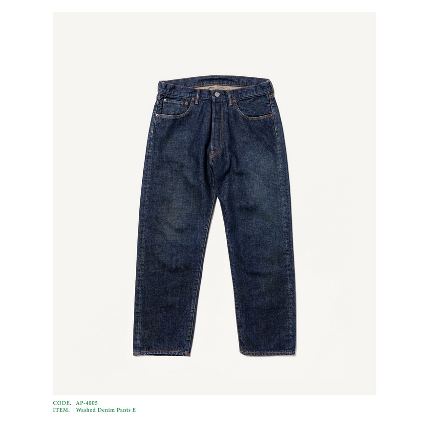 (24aw) A.PRESSE(A vbZ)/ Washed Denim Pants E -INDIGO- #AP-4005(1)