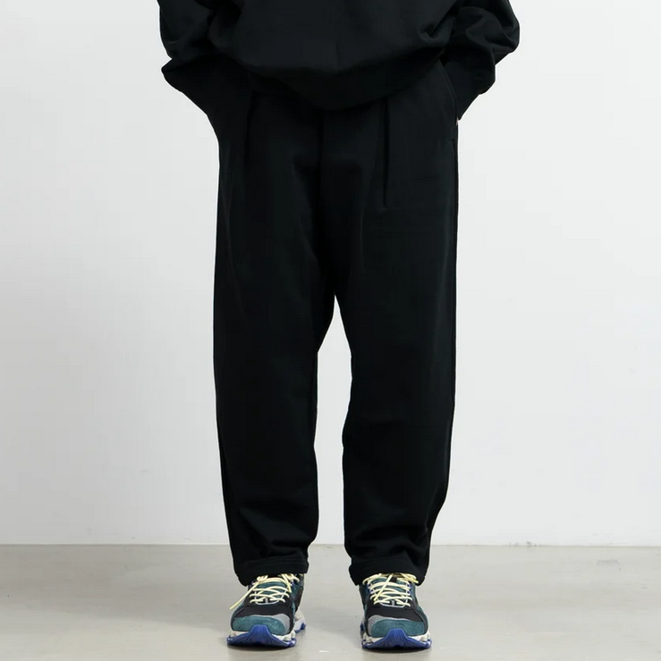 y24AWzGraphpaper (Oty[p[)/ ULTRA COMPACT TERRY SWEAT PANTS -BLACK- #GM243-70142(1)