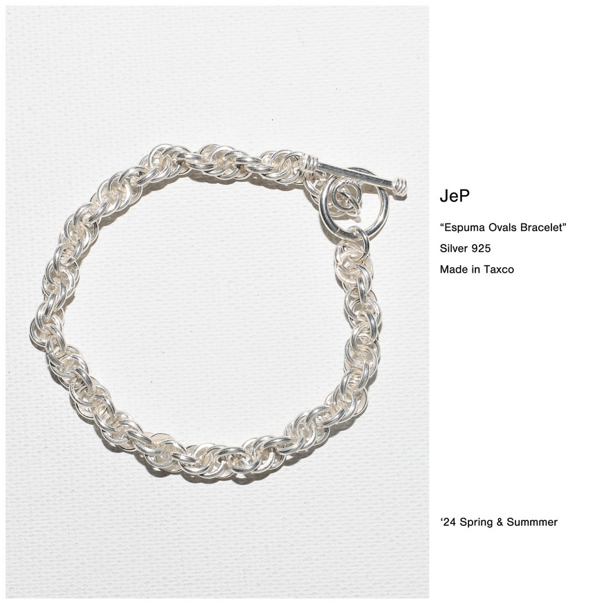 JeP(WF[C[s[)/ Espuma Ovals Bracelet -Silver- #JEP941969(1)