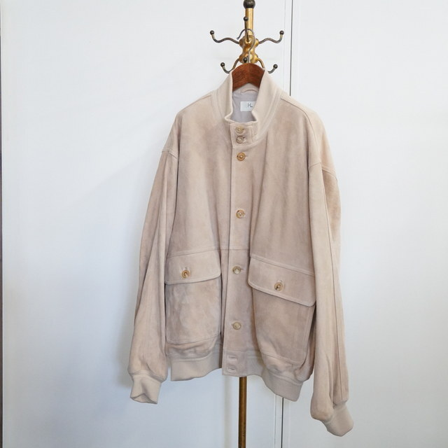 y24AWzHERILL(w)/ Lamb suede Blouson -Beige- #24-011-HL-8040-30(1)