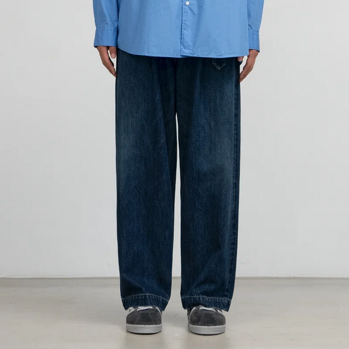 Graphpaper (Oty[p[)/ Selvage Denim Belted Pants -DARK FADE- #GU243-40192DB(1)