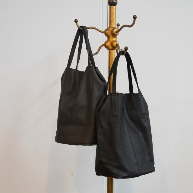 y24AWzMorphee(tF) / 2WAY SMALL TOTE(LONG) -BLACK,CHARCOAL- #SL-103(1)