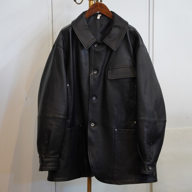 y25SSzCCU(V[V[[)/ WORK JACKET -BLACK- #SH-57-C-GOAT-3(1)