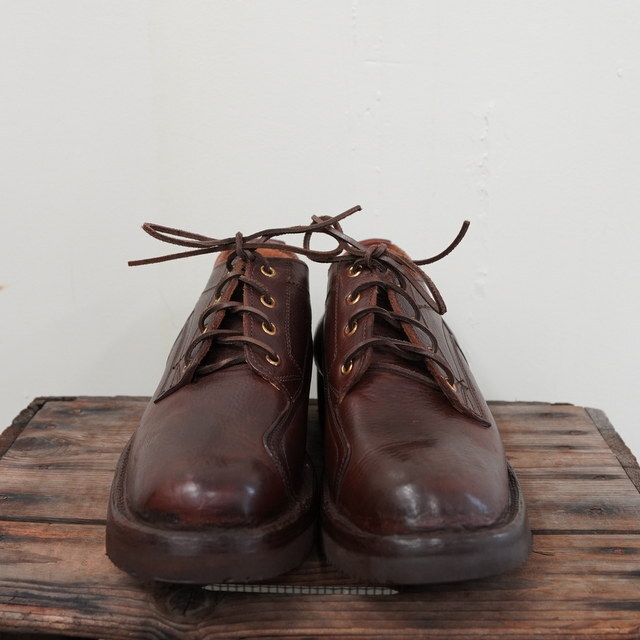 GRIZZLY BOOTS(OY[ u[c) Lineman Oxford -HORWEEN BROWN-(1)