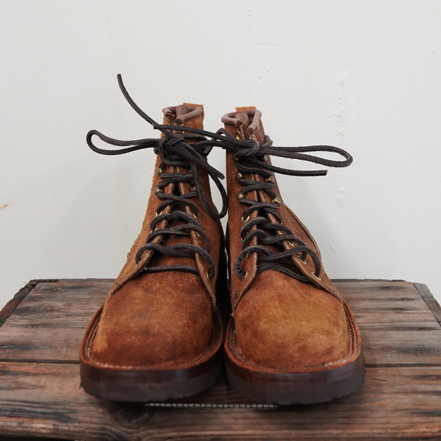 GRIZZLY BOOTS(OY[ u[c) BLACK BEAR -BROWN ROUGH OUT-(1)