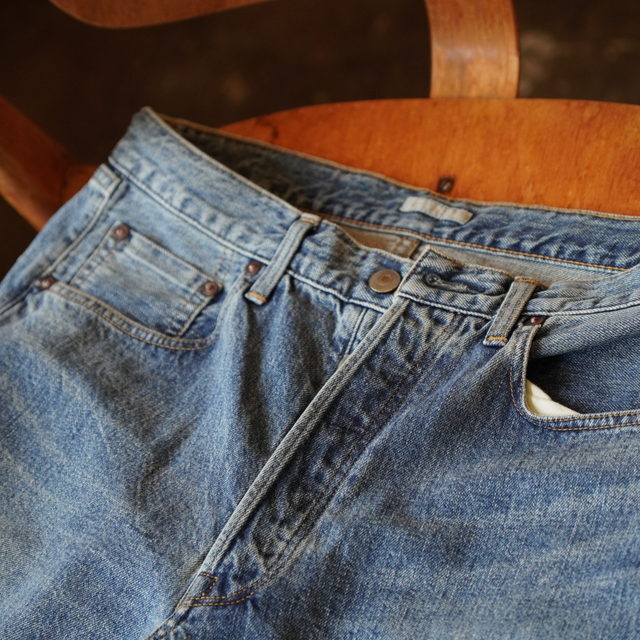 ULTERIOR(AeA) / VINTAGE WASHED SELVEDGE DENIM 5P PANTS -FADED BLUE- #UPJ05-KC224-B(1)