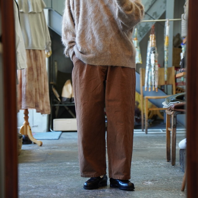 Gurank(ON)/ Railway pants -BLK,CML- #2554(1)