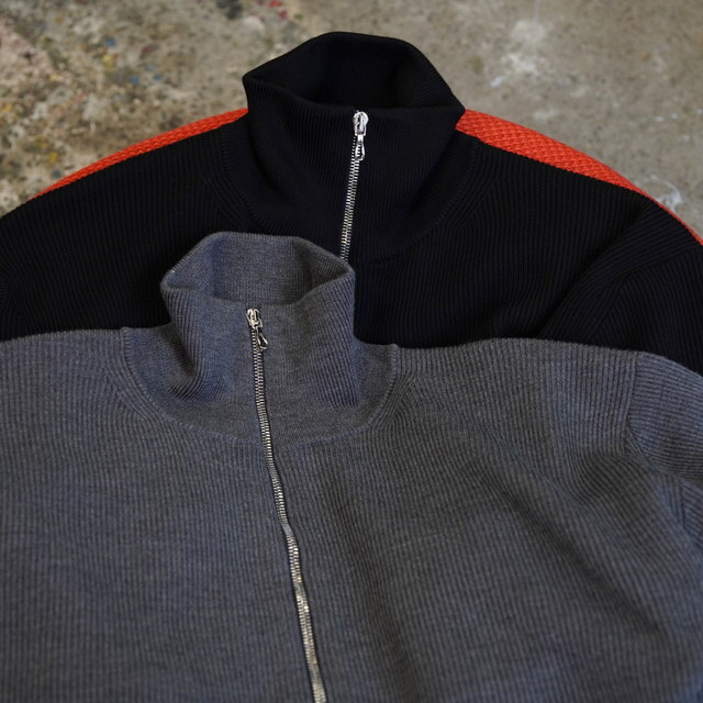 y25AWzGraphpaper (Oty[p[)/ High Density Drivers Knit -GRAY,BLACK- #GU253-80261B(1)