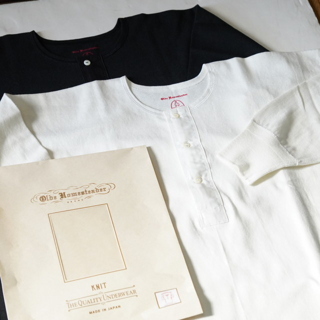 Olde Homesteader(�I�[���h�z�[���X�e�b�_�[)/Henley Neck Long Sleeve 