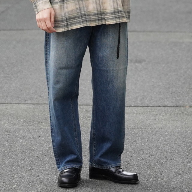�y26SS�z A.PRESSE(�A �v���b�Z)/ No.22 Washed Wide Denim Pants -INDIGO- #AP-4003(1)
