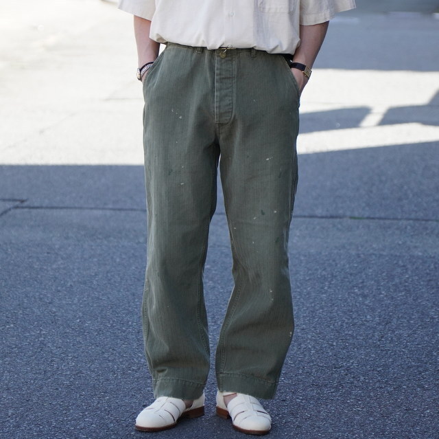 �y26SS�zHERILL(�w����)/ USMC HBTpants  -OLIVEDRAB- #26-030-HL-8190(1)