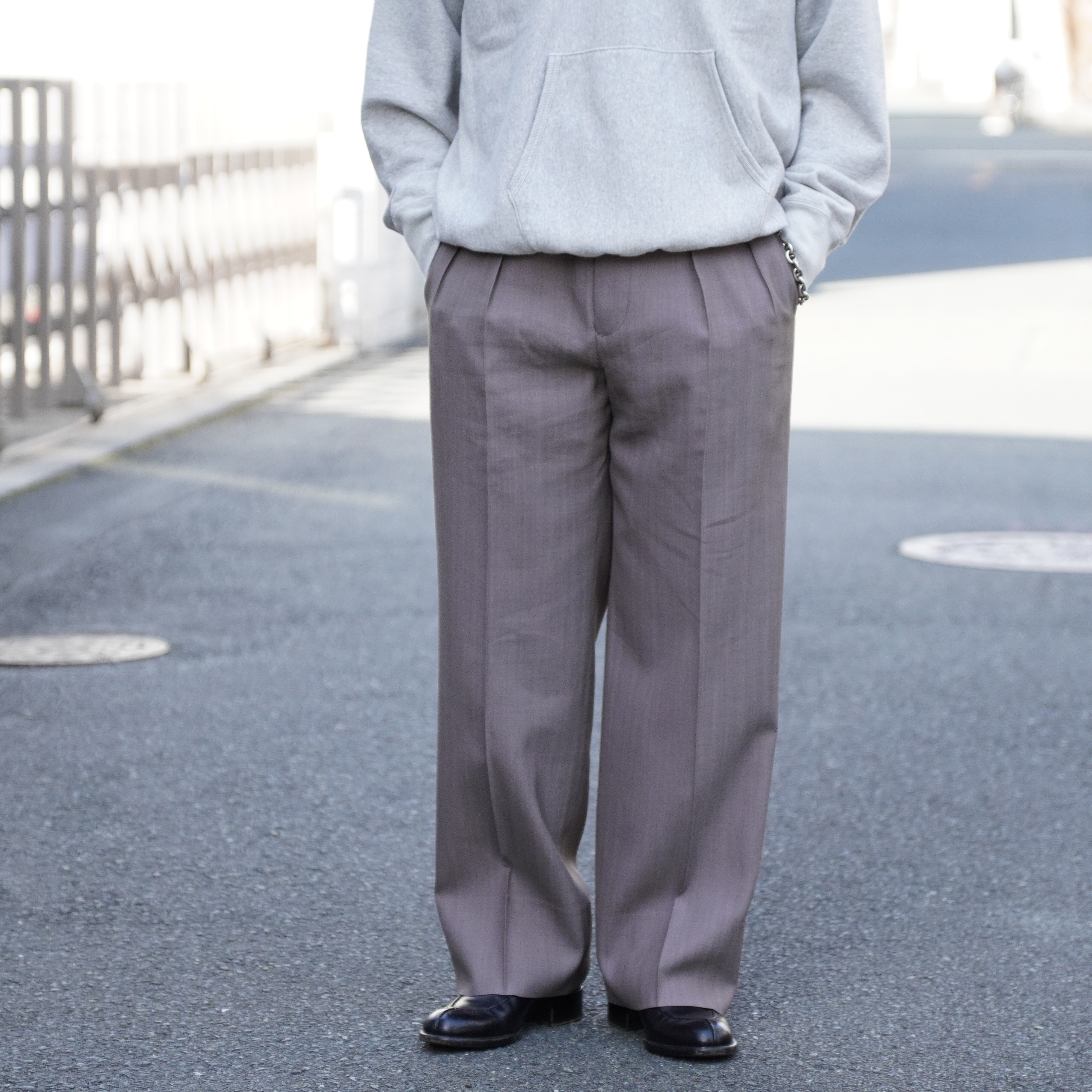 �y26SS�zMAATEE&SONS(�}�[�e�B�[�A���h�T���Y)/ �i��SLACKS TYPE2 -CGRAY- #MT6103-0203A(1)